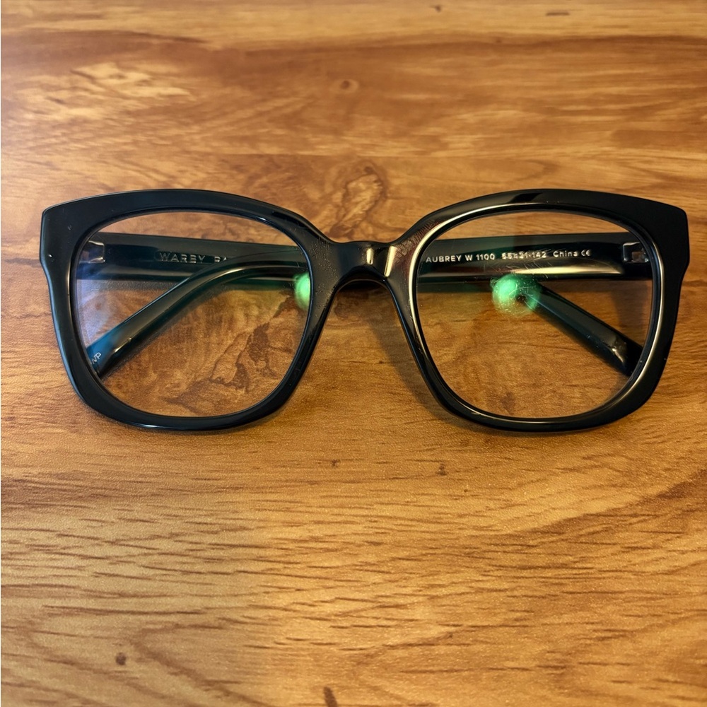 Warby Parker Black Square Glasses